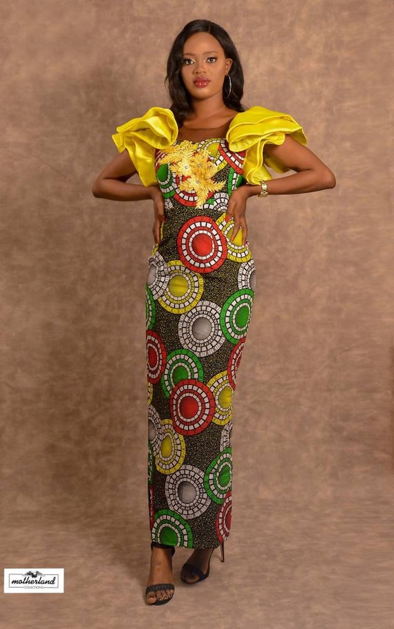 modern ankara dress designs Ankara Modern African Dress Womens