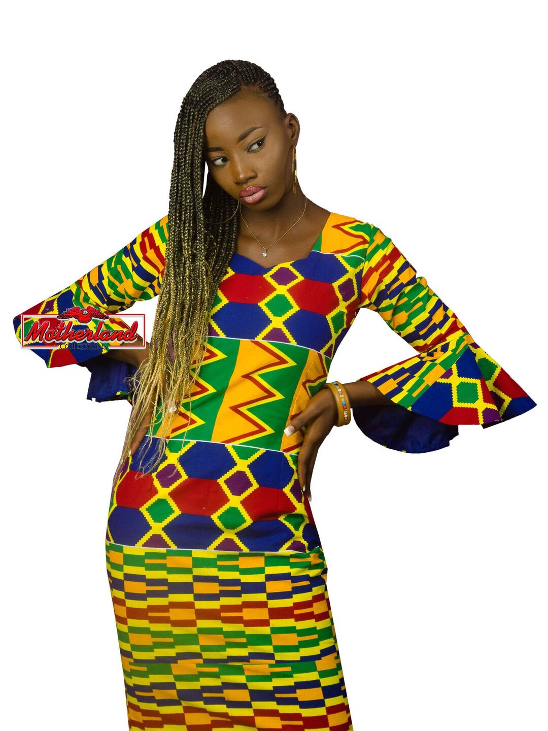 African Kente Dress for Womenankara Clothingankara Etsy