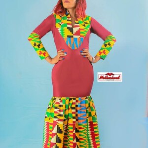 African Maxi Dress for Women, Ankara Clothing, Party ready, outing, weddings, Kente dress