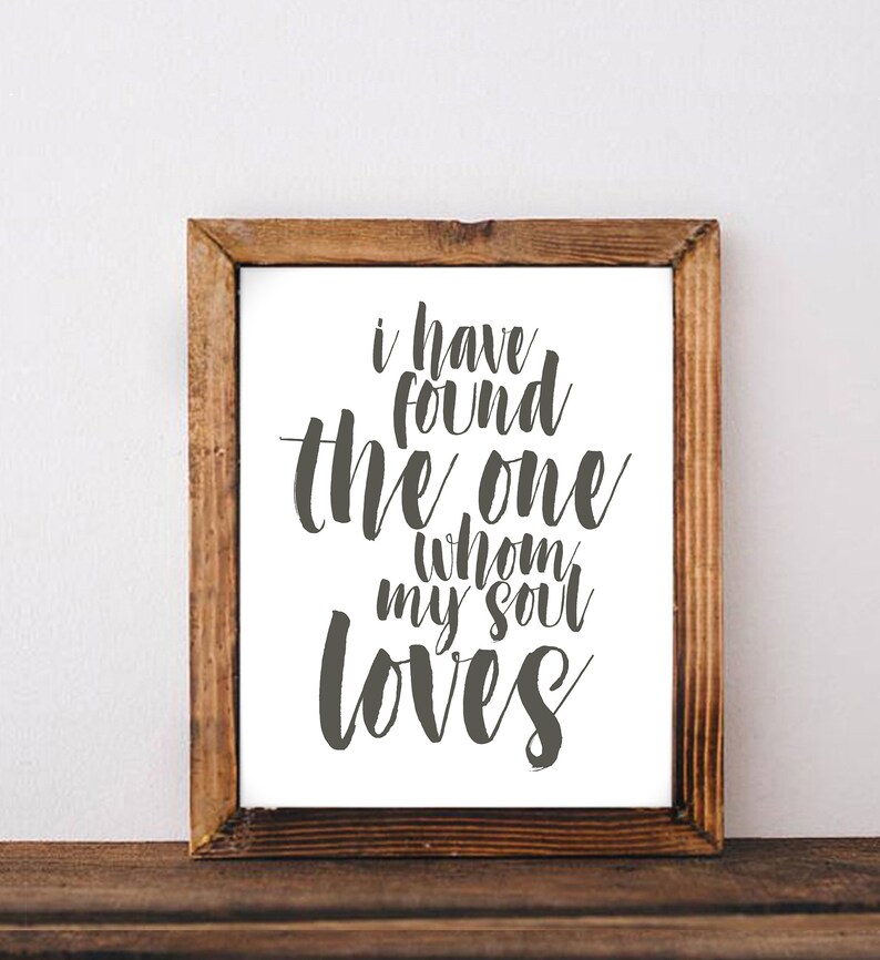 Love Quote Wall Art SET OF 3 Rustic Home Decor Etsy