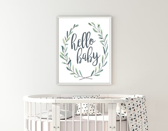 rustic baby nursery decor