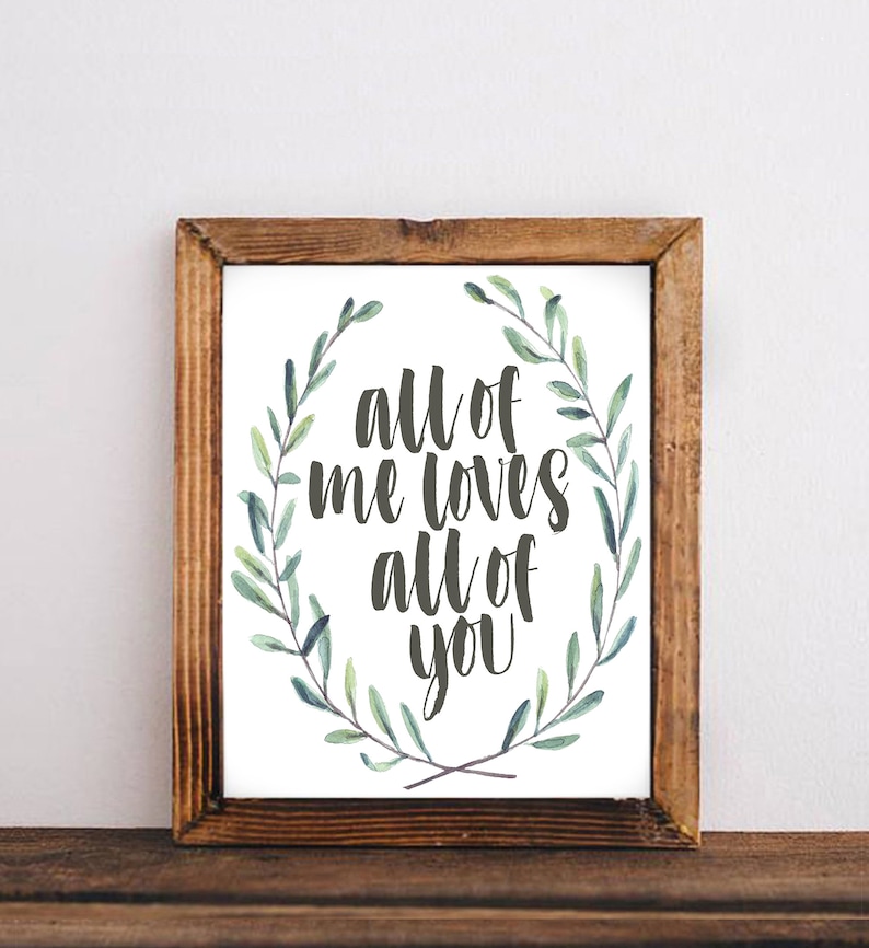 Love Quote Wall Art SET OF 3 Rustic Home Decor Etsy