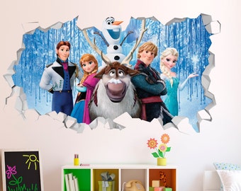 Frozen 2 Ii Peel Stick 21 Wall Decals Girls Room Decor Elsa Anna Olaf Stickers Walmart Com Walmart Com