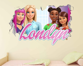 barbie decals for walls