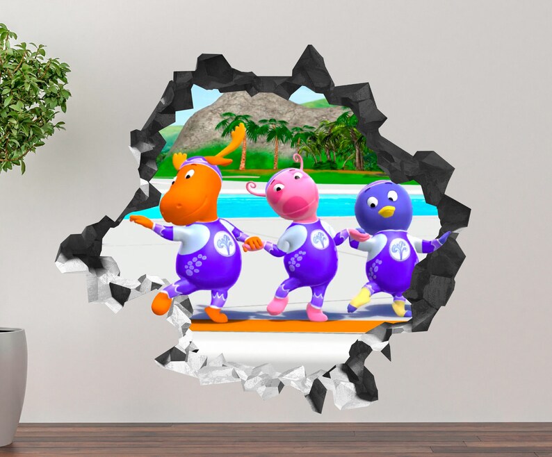 Backyardigans Funny Wall Decal Decor Sticker Vinyl Decal Etsy