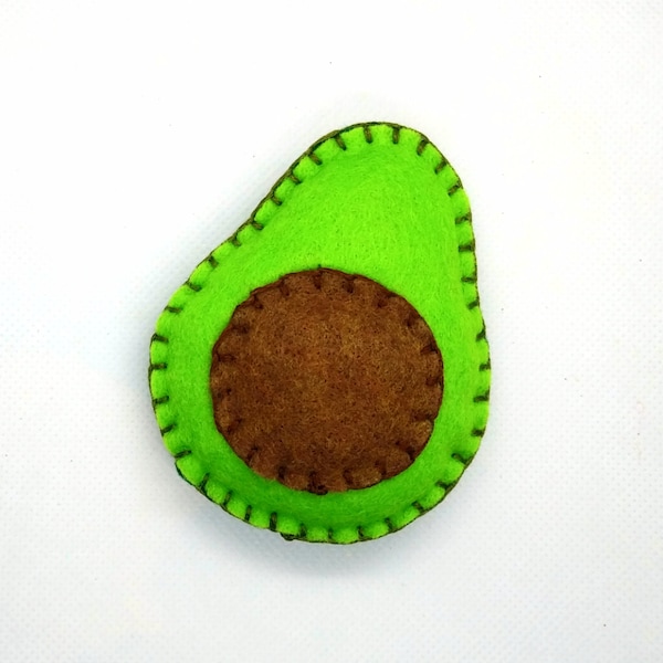 Avocado Catnip Cat Toy Hand-sewn Handmade Homegrown Cute Catnip Gift For Cat Lovers