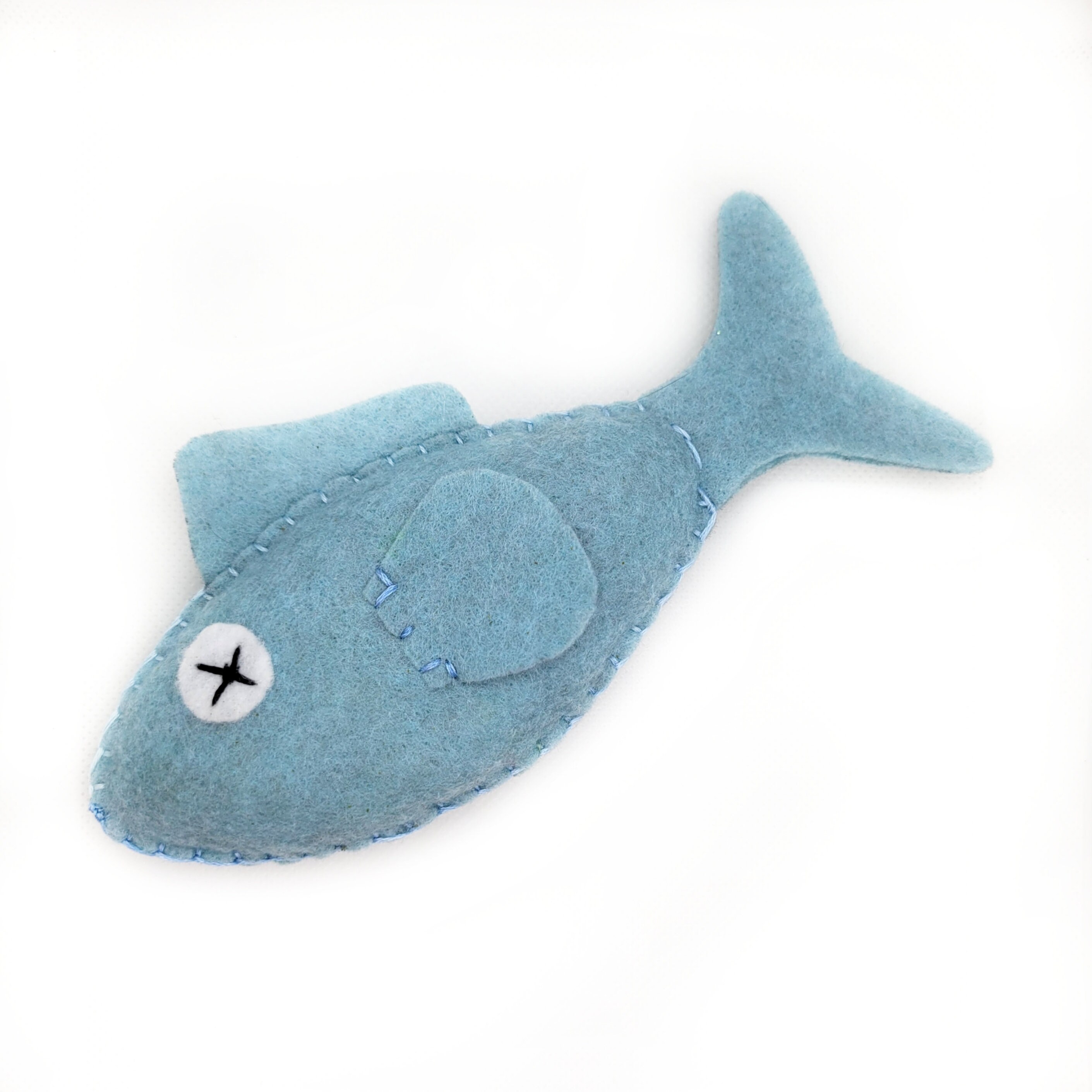 blue fish plush