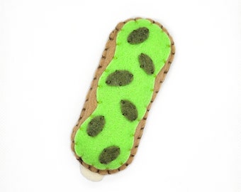 Fancy Pistachio Eclair Catnip Cat Toy Hand-sewn Handmade Homegrown Cute Catnip Gift For Cat Lovers