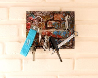 Key board magnetic, Key holder, "Wall" - birthday gift, Photo gift, Also customizable.