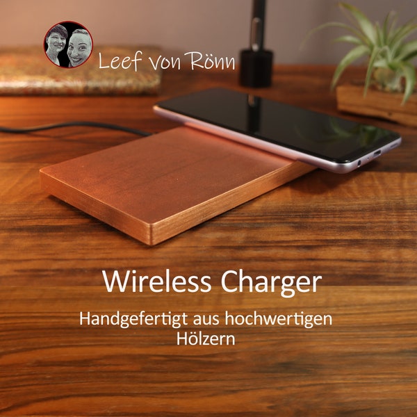 Wireless Charger 2 in 1 Dual Ladepad für IPhone Samsung Airpods Earbuds und alle Qi-fähigen Geräte in Kupfer oder Gold Schlagmetall