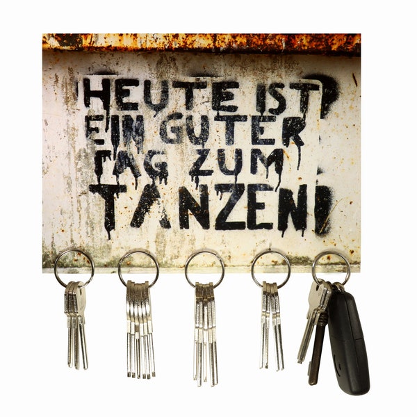 Schlüsselbrett „Tanzen“ / Geschenkidee als Geburtstagsgeschenk,Einzugsgeschenk oder zu Weihnachten / personalisierte Geschenke