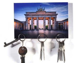 Schlüsselbrett „Brandenburger Tor“ / Geschenkidee als Geburtstagsgeschenk, Einzugsgeschenk oder zu Weihnachten / personalisierte Geschenke