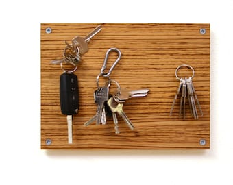 Wooden key board "Wurfbrett Zebrano" / Gift idea as a birthday present, move-in gift or for Christmas /