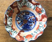 Japanese Imari Porcelain Bowl Scalloped Rim diminutive size