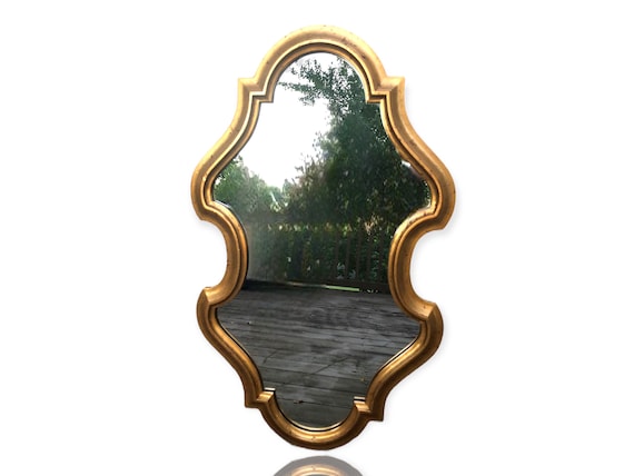 イタリア製　ゴールドミラー(金箔仕上げ) イタリア製ゴールドミラー(金箔仕上げ)