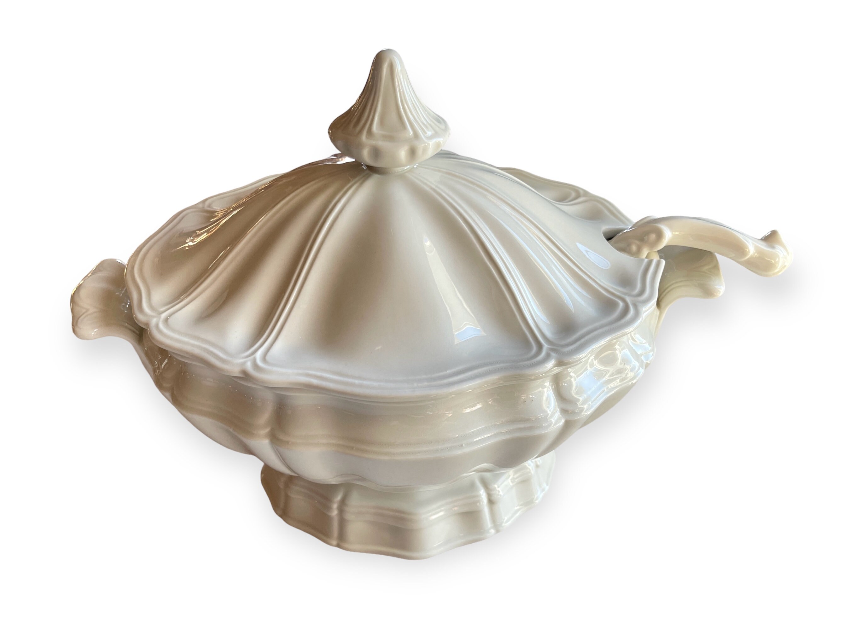 Red Cliff Ironstone Heirloom Oval Soup Tureen, Lid, and Ladle Etsy