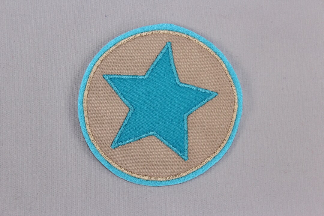 Temple Image Star Patch Round Patch Application Temple Etsy