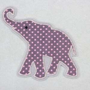Iron-on picture rhino, patch, patch, application, iron-on patch, knee patch, trouser patch, iron-on picture, DIY image 9