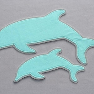 Iron-on image shark, gray, patch, patch, application, iron-on patch, knee patch, trouser patch, iron-on image, DIY image 7