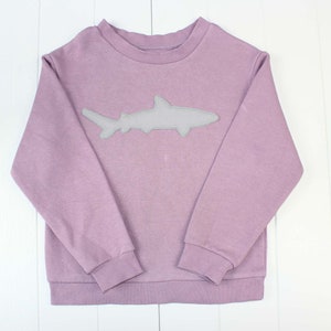 Iron-on image shark, gray, patch, patch, application, iron-on patch, knee patch, trouser patch, iron-on image, DIY image 3