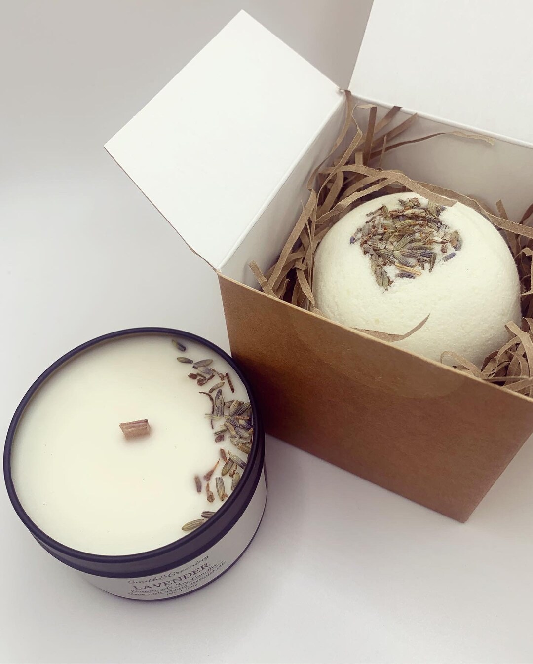Candle & Bath Bomb Gift Set Etsy UK