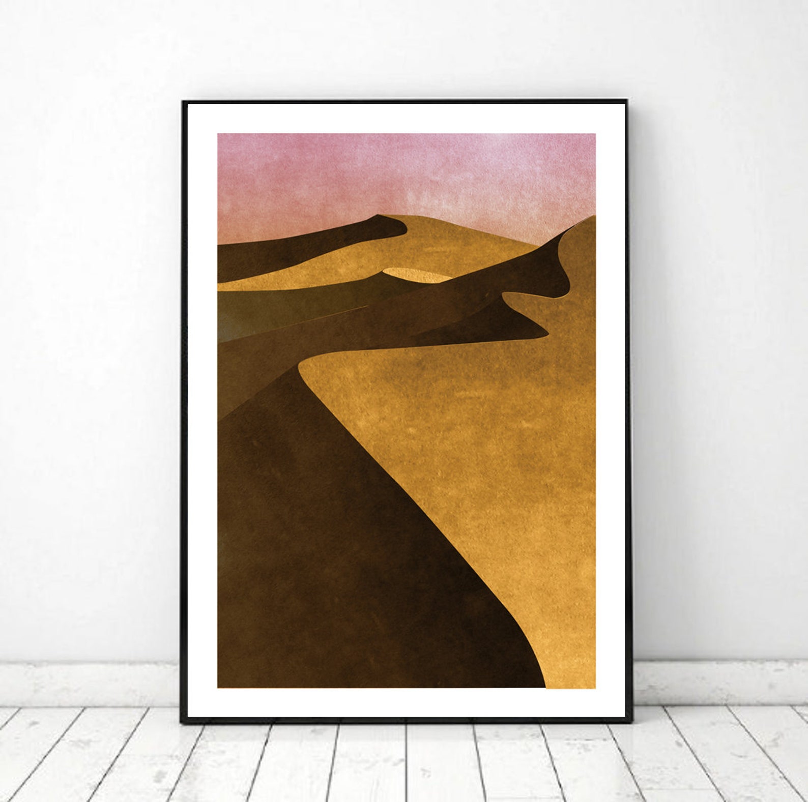 Wall art print Desert wall art print Desert Landscape | Etsy