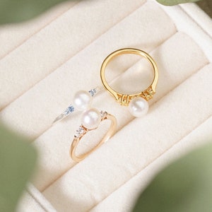 Design your own pearl ring top