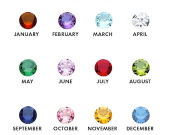 Birthstone Add On Etsy Birthstone Add On Etsy