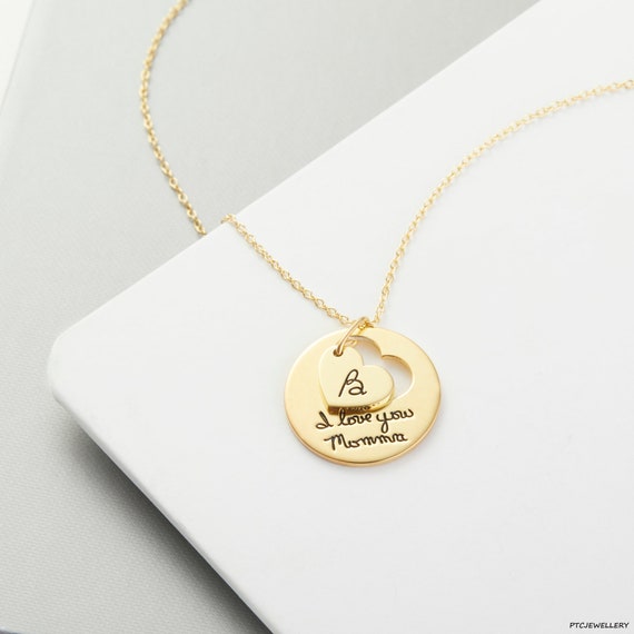 Best handwriting necklace deals