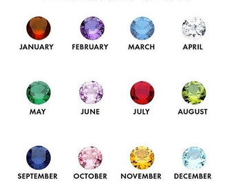 Birthstone add-on. To be purchased with a jewellery item.