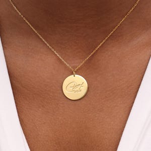 Personalized Signature Necklace - Memorial Jewelry - Actual Handwriting Jewelry - Handwriting Necklace - Anniversary Gift- Sympathy Gift