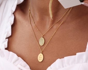 Custom Oval Fingerprint Necklace | Actual Thumbprint Pendant | Memorial Jewelry |