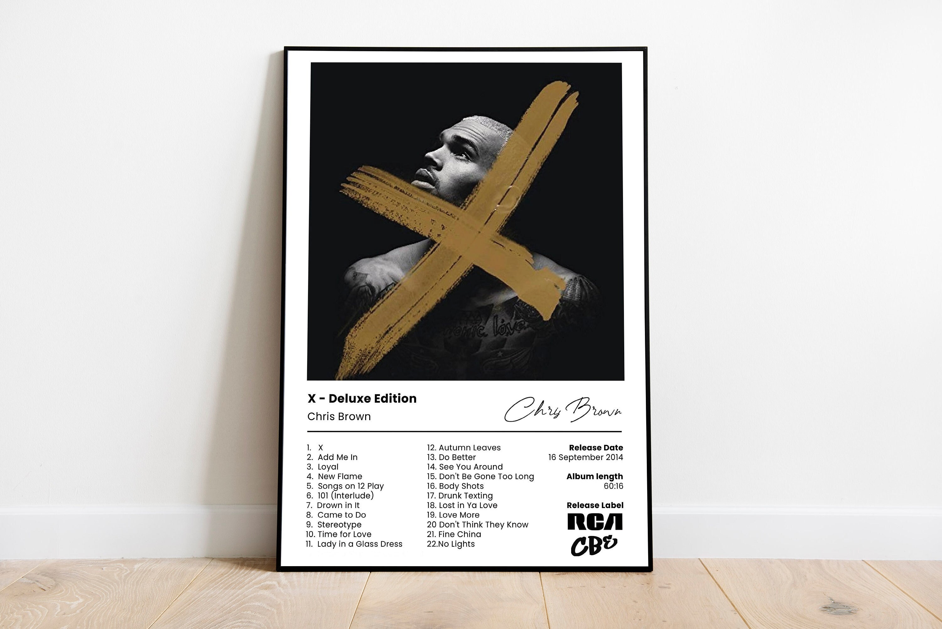 X Chris Brown Album Cover