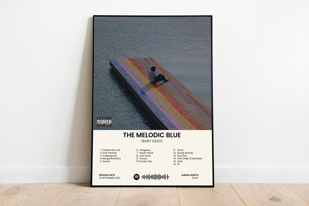 Baby Keem Album Cover the Melodic Blue Album Cover Poster Etsy UK