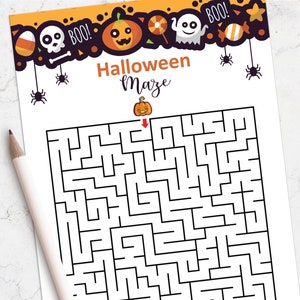 Halloween game, Printable Halloween party games, Halloween printables, Instant download