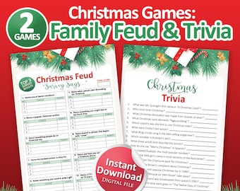 Christmas games bundle, Christmas printables, Christmas games printable, Holiday game bundle, Christmas party ideas, Christmas in July
