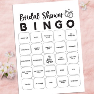 bruids bingo spel bruids douche bingokaarten bruids spellen bruids douche bingo afdrukbare bingo bruids douche spellen bruiloft bingo downloaden