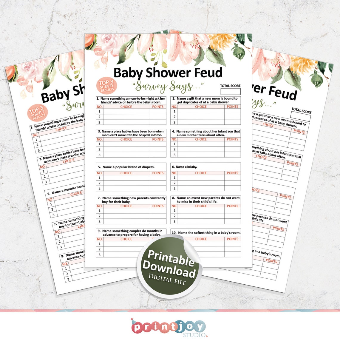 family feud baby shower game family feud baby shower game
