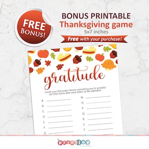 Thanksgiving Family Feud game, Thanksgiving games, Friendsgiving game, Thanksgiving printable image 9