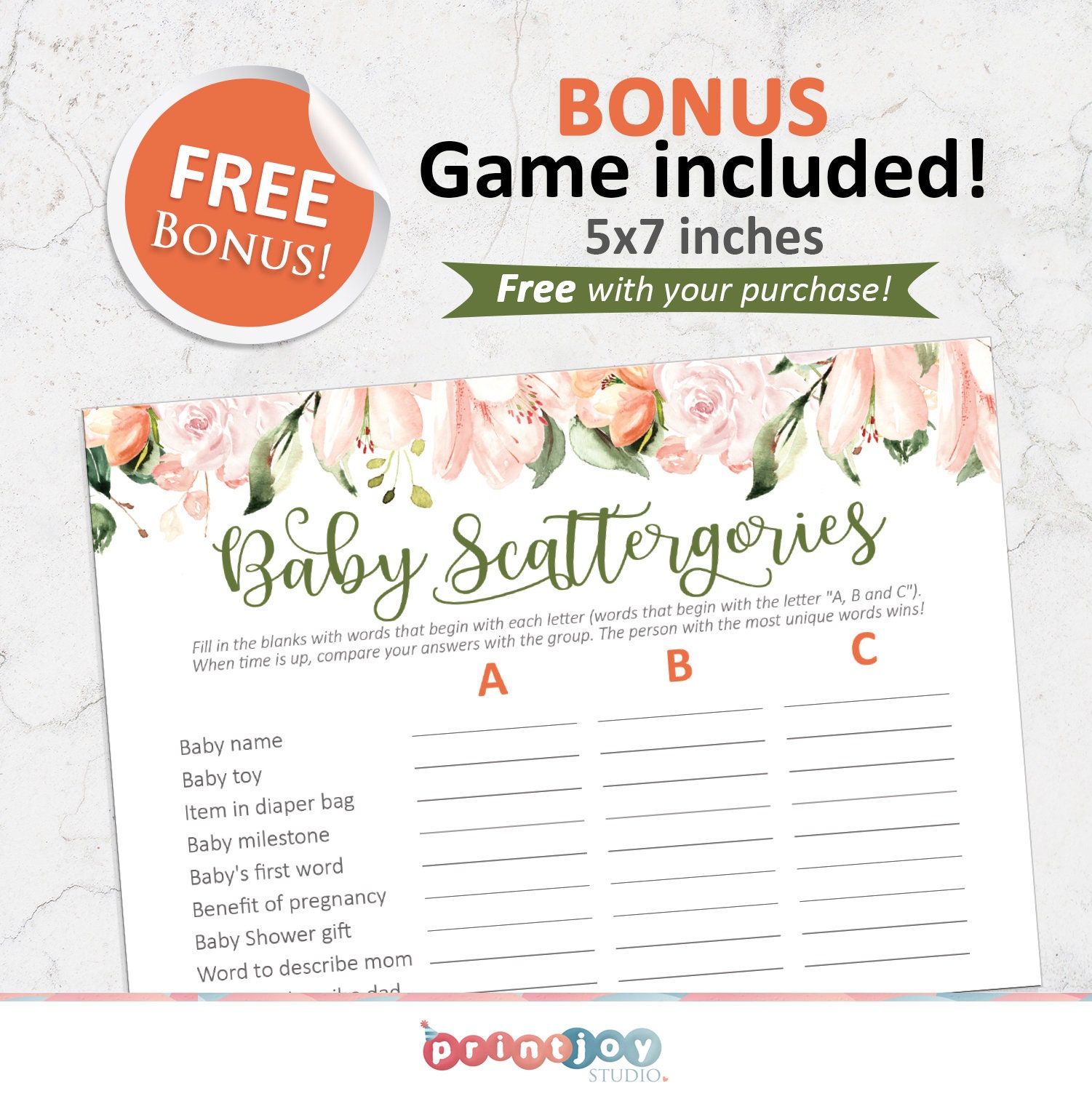 Baby Shower Family Feud Game Baby Shower games Printable | Etsy