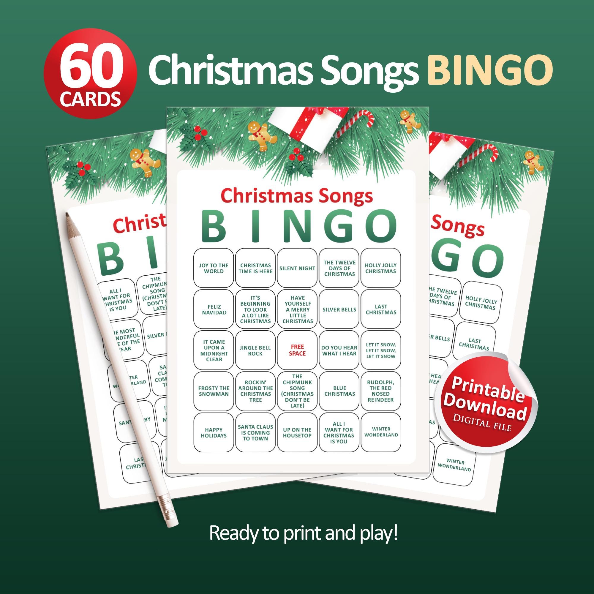 Christmas Song Bingo, PDF Christmas Bingo, Christmas Music Bingo, Holiday Bingo, Christmas Party Games, Christmas Printables, Family Games - Etsy christmas-song-bingo-pdf-christmas-bingo-christmas-music-bingo-holiday-bingo-christmas-party-games-christmas-printables-family-games-etsy