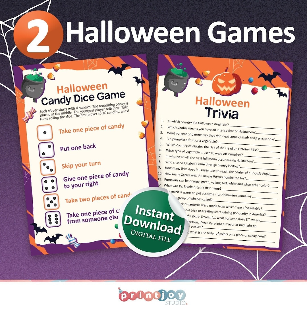 Halloween Party Games, Halloween Printables, Printable Halloween Games ...