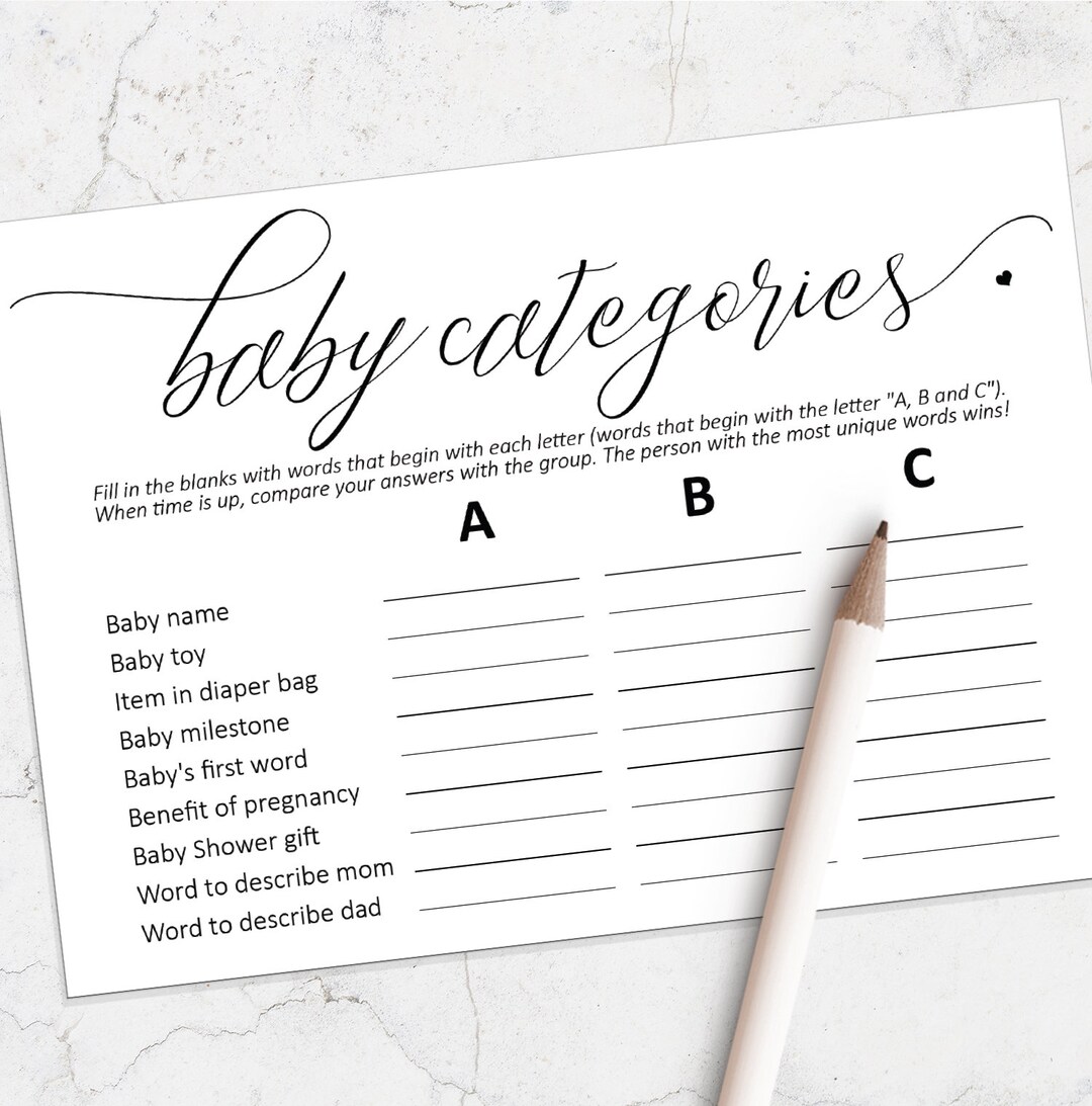 Printable Baby Shower Games, Fun Baby Shower Games, Baby Shower Ideas