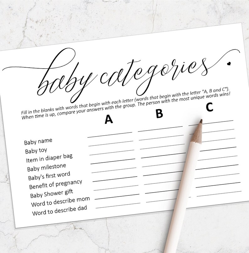 Printable Baby Shower Games, Fun Baby Shower Games, Baby Shower Ideas