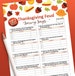 Thanksgiving Family Feud game, Thanksgiving games, Friendsgiving game, Thanksgiving printable 