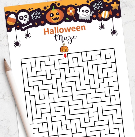 Halloween game, Printable Halloween party games, Halloween printables, Instant download
