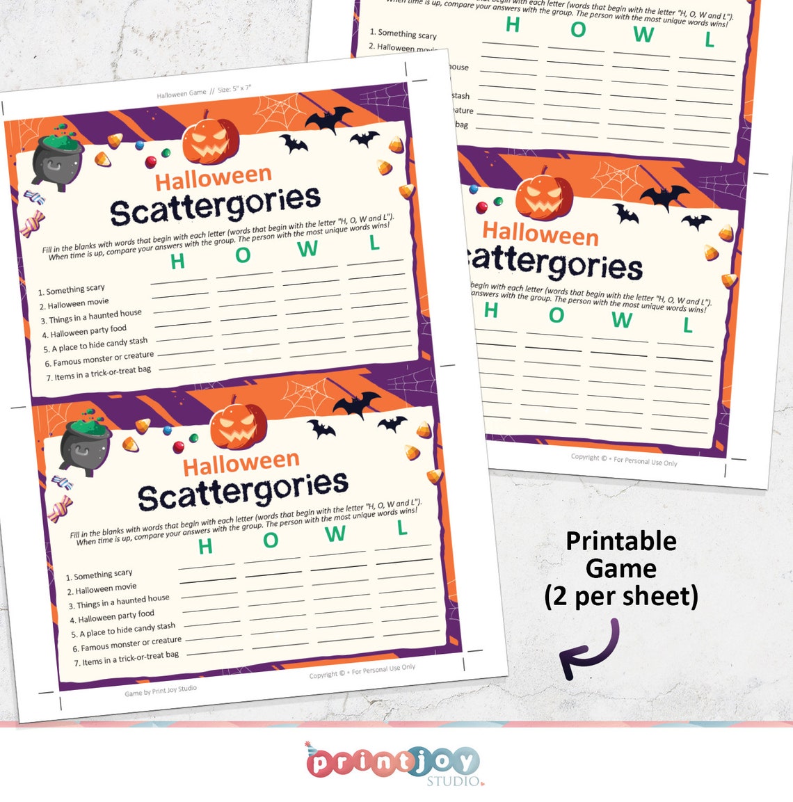 Halloween Printables Halloween Party Games Printable - Etsy
