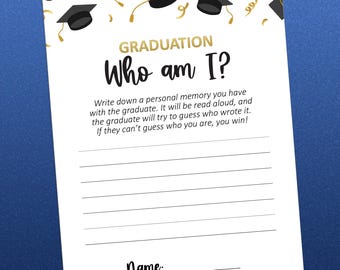 Jeux imprimables de remise des diplômes, jeux de société pour l'obtention du diplôme, promotion 2026, fête des diplômés, jeu imprimable, remise des diplômes 2026, jeux de société imprimables, PDF