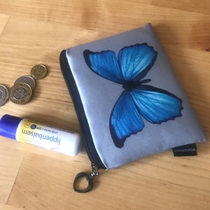 tarjetero y monedero para mujeres mariposa. Cho Gure billetera con tarjeta de crédito con cremallera cartera pequeña mujeres para regalo