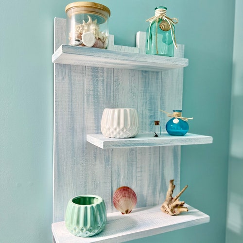 Coastal Bathroom Shelf Decor – Rispa